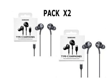 2PCS - AUDIFONOS SAMSUNG AKG TIPO C EN OFERTA - NEGRO - 1