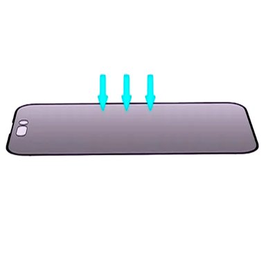 VIDRIO TEMPLADO  ANTIESPIA PARA IPHONE 13 PRO - 4