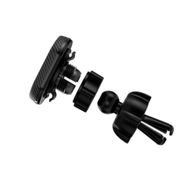 SOPORTE MAGNETICO DE CELULAR WIWU CH040 PARA LA REJILLA NEGRO - 2