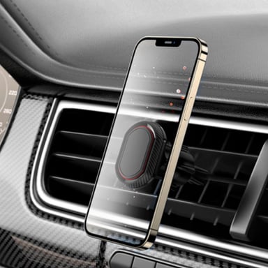 SOPORTE MAGNETICO DE CELULAR WIWU CH040 PARA LA REJILLA NEGRO - 4