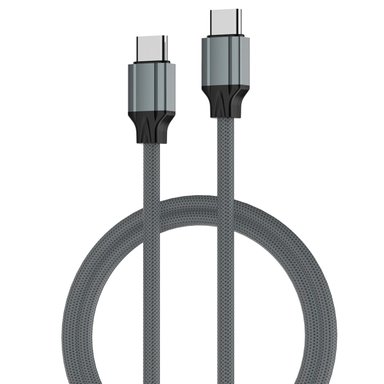 CABLE LDNIO IP-442C TIPO C A C NYLÓN 65W 2M PARA IPHONE SERIE 15,16 GRIS - 2