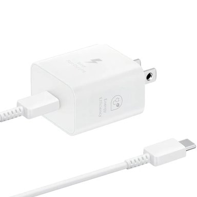 CARGADOR SAMSUNG 25W PARA GALAXY TAB S7, S7+, S7 FE - BLANCO - 4