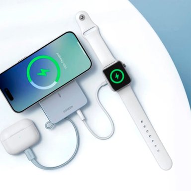 POWER BANK MAGNETICO UGREEN QI2 25W TIPO C 10000 MAH MAGFLOW - 6