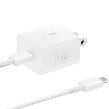 CARGADOR SAMSUNG 25W GAN CON CABLE GALAXY S25 FE - BLANCO - 4