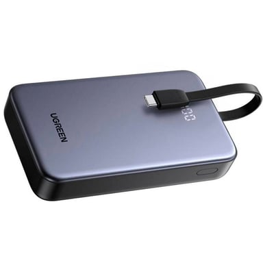 BATERÍA EXTERNA UGREEN 20000 MAH Y 22.5W CON CABLE USB-C INTEGRADO PB505 - 2