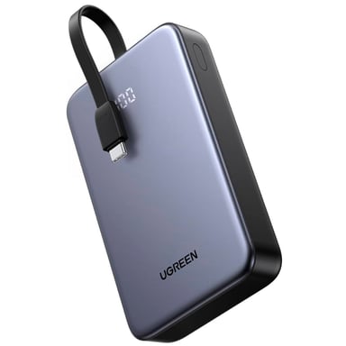 BATERÍA EXTERNA UGREEN 20000 MAH Y 22.5W CON CABLE USB-C INTEGRADO PB505 - 3