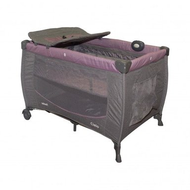 CORRAL CUNA CIELO ZIGZAG ROSADO INFANTI