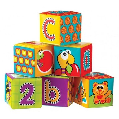 0183838 CUBOS DE BAÑO NIÑO - (6 PCS)