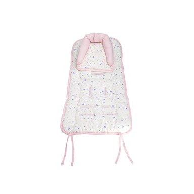 COLCHONETA PARA COCHE HEARTS ROSADO