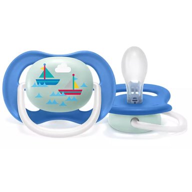 SCF081/07 CHUPÓN ULTRA AIR 1PC 6-18M BOTES AZUL - 2