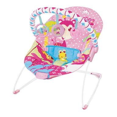SILLA NIDO VIBRACIONES SAFARI ROSADO INFANTI