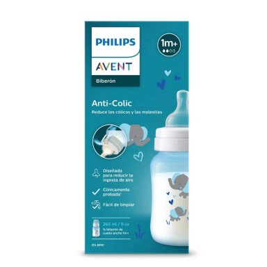 BIBERÓN ANTICOLIC 9OZ ELEFANTE PHILIPS AVENT - 2