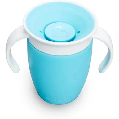 VASO DE ENTRENAMIENTO MIRACLE 360 7OZ CELESTE MUNCHKIN