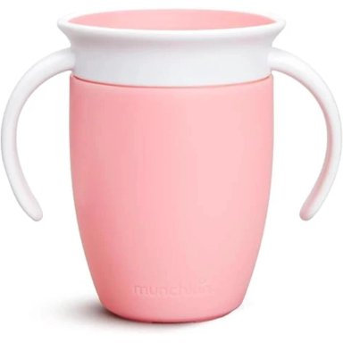 VASO DE ENTRENAMIENTO MIRACLE 360 7OZ ROSADO MUNCHKIN