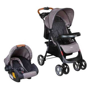 COCHE TRAVEL SYSTEM POMPEYA GRIS INFANTI
