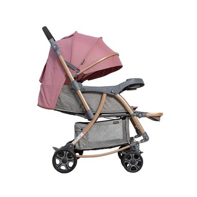 COCHE CUNA GÉNOVA 2G PINK GOLD PARA BEBÉ INFANTI
