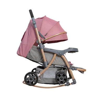 COCHE CUNA GENOVA 2G GOLD PINK INFANTI - 3
