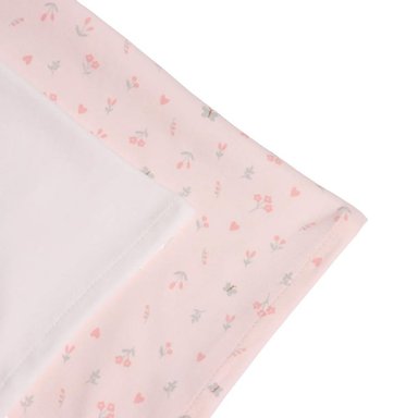 PACK X2 SABANAS BAJERAS COLECHO DE FLORES INFANTI