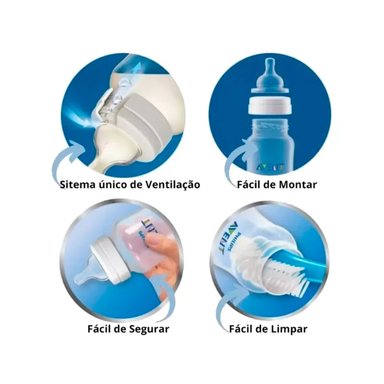 SET ANTICOLIC TRIPLE PACK AZUL - 6