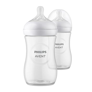 BIBERON NATURAL RESPONSE 3.0 X2 260ML FLOW 3 - 1M+ AVENT - 2