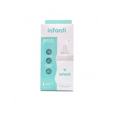BIBERÓN ANTICÓLICO PARA BEBÉ 240 ML INFANTI - 3