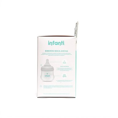 BIBERÓN ANTICÓLICO PARA BEBÉ 120 ML INFANTI - 4