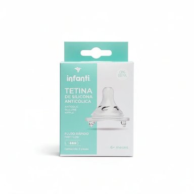 PACK X2 TETINA PARA BIBERÓN TALLA L INFANTI - 2