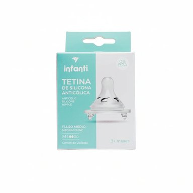 PACK X2 TETINA PARA BIBERÓN TALLA M INFANTI - 2
