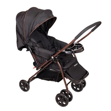 COCHE CUNA REVERSE NEGRO BRONCE INFANTI - 4
