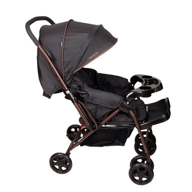 COCHE CUNA REVERSE NEGRO BRONCE INFANTI - 7