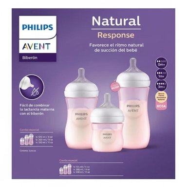 SET NATURAL 3.0 TRIPLE PACK ROSADO - 3