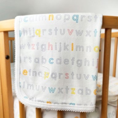 MANTA ESTAMPADA ABC ALGODÓN PIMA