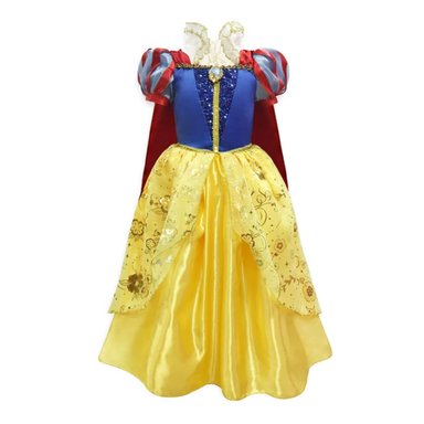 DISFRAZ VESTIDO DISNEY PRINCESA BLANCA NIEVES