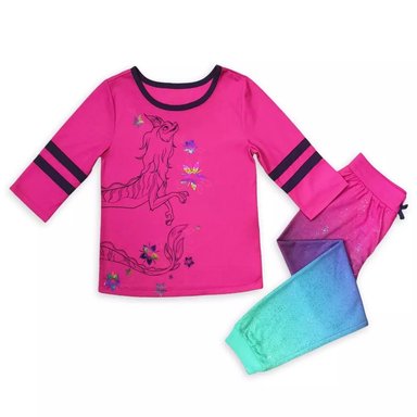 PIJAMA NIÑA DISNEY FUCSIA RAYA Y EL ÚLTIMO DRAGÓN SISU