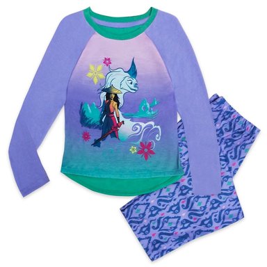 PIJAMA NIÑA DISNEY MORADO RAYA Y EL ÚLTIMO DRAGÓN RAYA Y EL ULTIMO DRAGÓN