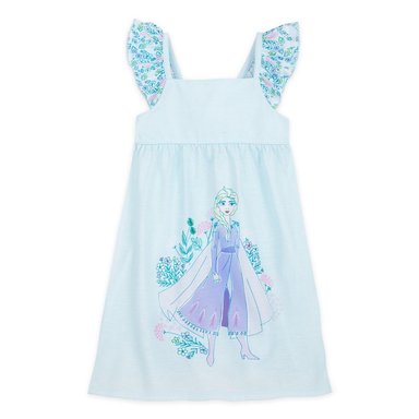 CAMISÓN NIÑA DISNEY CELESTE CLARO ELSA FROZEN 2
