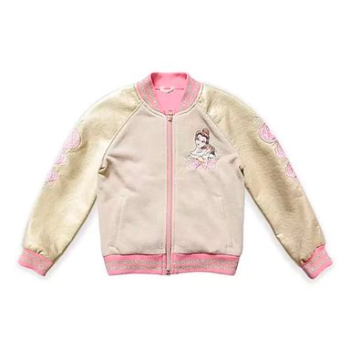 CASACA MANGA LARGA NIÑA DISNEY CREMA BELLA