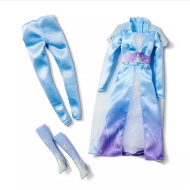 VESTIDO MUÑECA DISNEY PRINCESA ELSA FROZEN 2