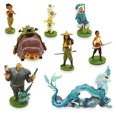 SET FIGURAS DISNEY LUJO RAYA Y EL ÚLTIMO DRAGÓN