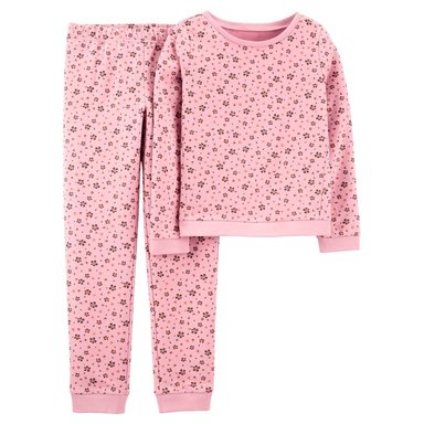 CONJUNTO CARTER'S ROSADO FLORAL CAMISETA + PANTALÓN
