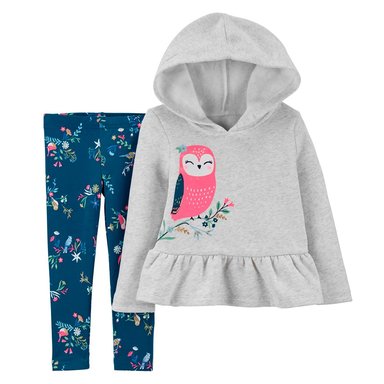 CONJUNTO CARTER'S 2 PIEZAS CAMISETA + LEGGINS BÚHO