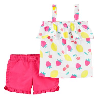 CONJUNTO CARTER'S MULTICOLOR FRUTILLAS