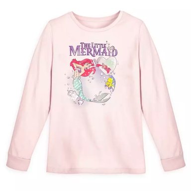 POLO MANGA LARGA NIÑA DISNEY ROSADO ARIEL