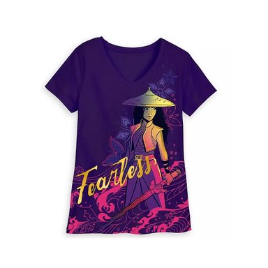 POLO MANGA CORTA ALGODÓN NIÑA DISNEY MULTICOLOR RAYA Y EL ÚLTIMO DRAGÓN