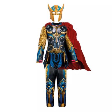 DISFRAZ NIÑO DISNEY DORADO THOR LOVE AND THUNDER