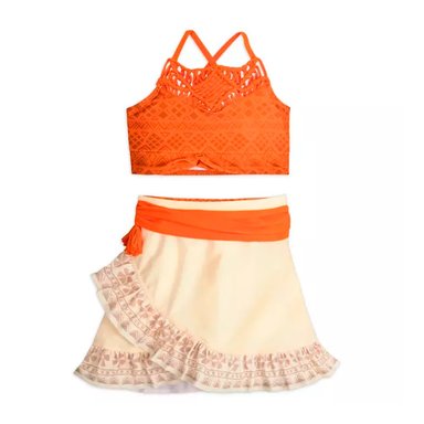 SET ROPA BAÑO MINI NIÑA DISNEY NARANJA MOANA - 2