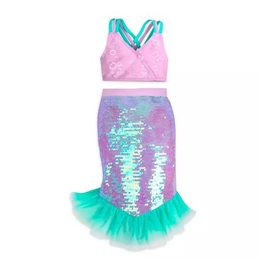 SET ROPA BAÑO TOBILLERO NIÑA DISNEY MORADO ARIEL LA SIRENITA - 2