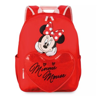MOCHILA DISNEY MINNIE MOUSE ROJO CORAZÓN DE