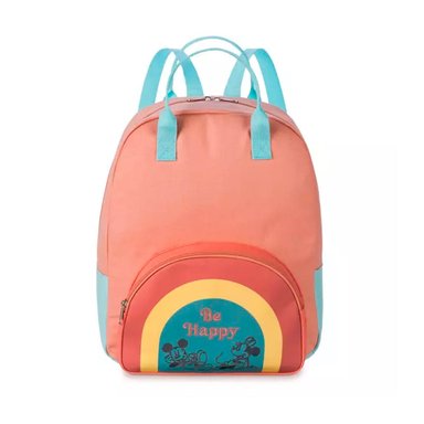 MOCHILA DISNEY MINNIE MOUSE Y MICKEY MOUSE ALGODÓN MULTICOLOR ''BE HAPPY''