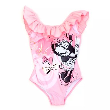 SET ROPA BAÑO NIÑA DISNEY ROSADO MINNIE MOUSE - 2
